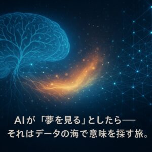 AIãããŒã¿ãã飿³ãçæããŠããã€ã¡ãŒãžãè³ã®ç¥çµç¶²ãšããžã¿ã«ãããã¯ãŒã¯ãéãªãã倢ã®ãããªå
ãæµããå¹»æ³çãªæ§å³ã