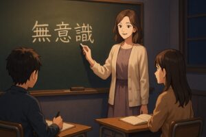 å€ã®æå®€ã§ããããå
çã黿¿ã«ãç¡æèããšæžããå¥å€ªãšæµåãããŒããåã£ãŠããã·ãŒã³ãæãããªç
§æãšéããªåŠã³ã®é°å²æ°ã