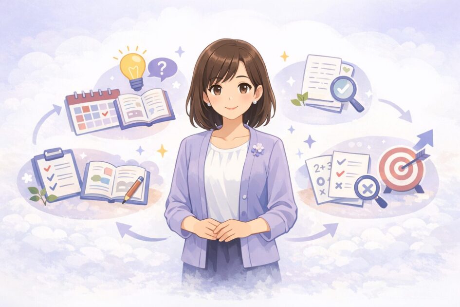 AIã䜿ã£ã5ã€ã®å匷æ³ã®å
šäœåããããã瀺ããæ¿çµµ