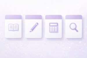 数学のケアレスミスを4タイプに分けた分類図