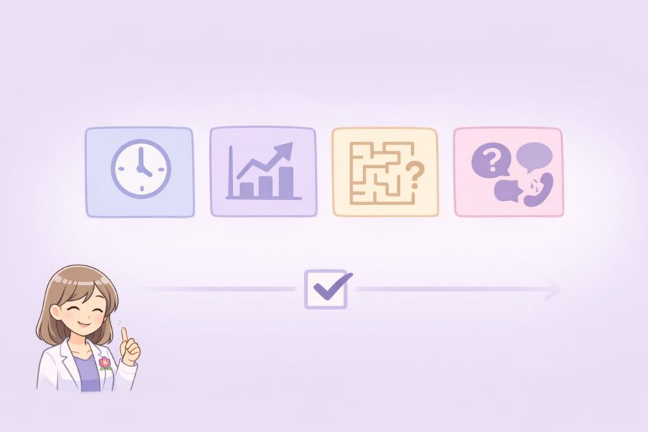 瀟äŒäººè±èªãç¶ããªãåå ã4ã¿ã€ãã«åããŠçç¶ãçãæŽçããã«ãŒãå³