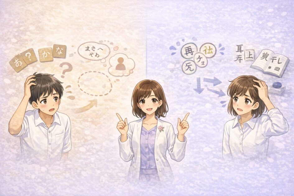 古文で止まりやすいポイントと漢文で止まりやすいポイントの違いを整理したタイプ別挿絵