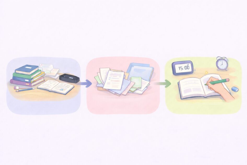 æåºç©ãçµãããªãæã«å
šéšåºããåããã15åã ãå§ããã®3ã¹ãããã§çã¥ããæµãã瀺ããå³