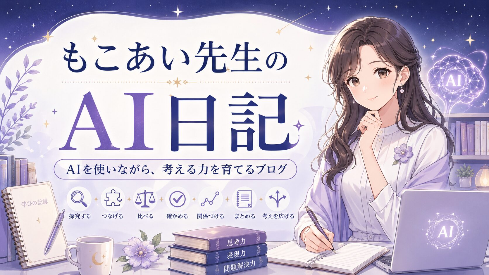 もこあい先生のAI日記｜AIを使いながら、考える力を育てるブログ