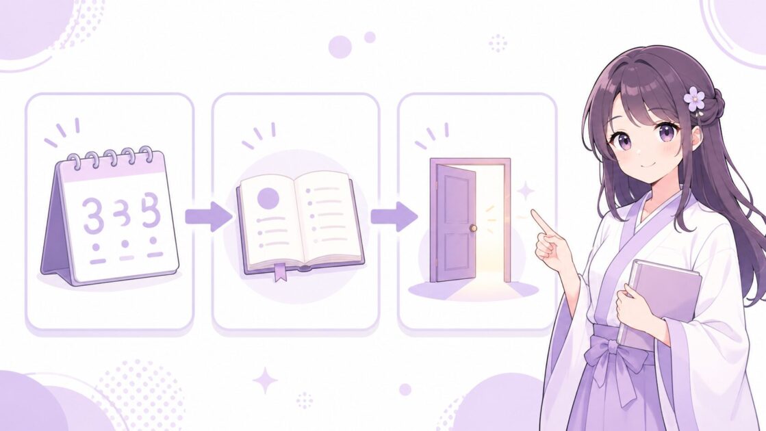 歴史年号を出来事と何が変わったかに結びつけて覚える流れを示す図