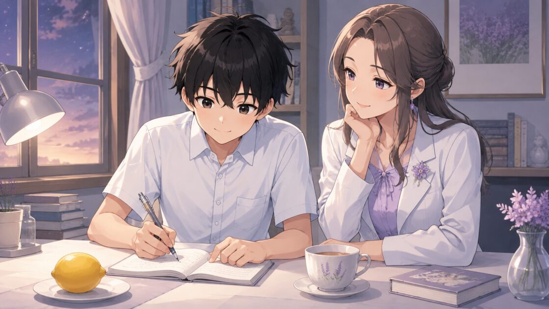 自分にとっての檸檬に近いものを1つ書く今日できる最小行動を示す図